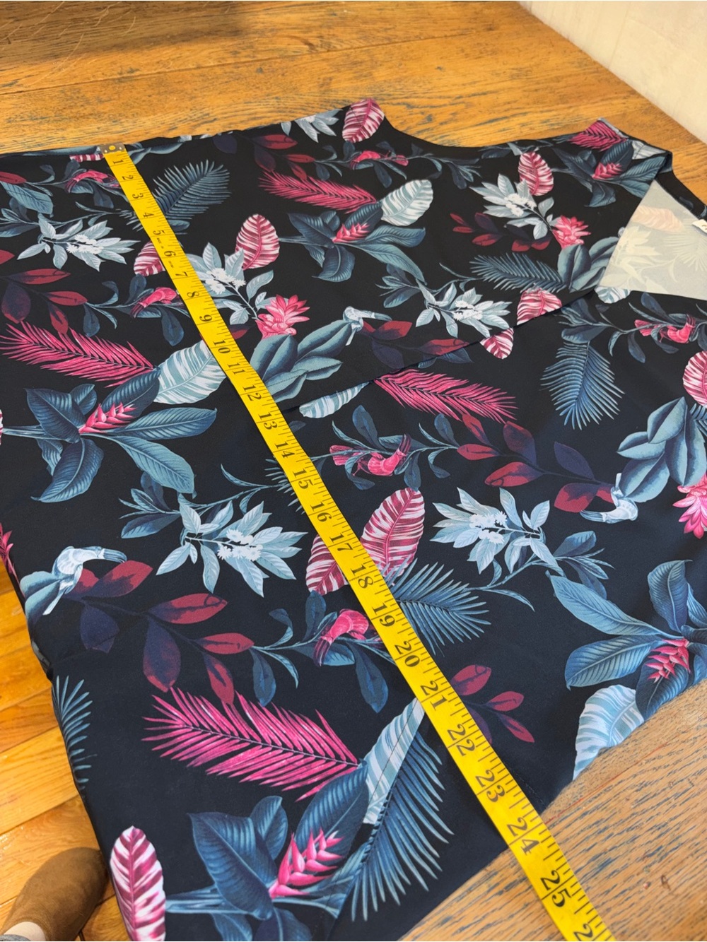 FIG Black Tropical Print Sleeveless Dress Size XL - Picture 8 of 10